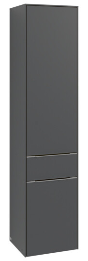 VILLEROY & BOCH SUBWAY 3.0 HØYSKAP 40X171 VENSTRE 2 DØRER & SKUFF GRAPHITE HÅNDTAK I MØBELETS FARGE VILLEROY & BOCH SUBWAY 3.0 HØYSKAP 40X171 VENSTRE 2 DØRER & SKUFF GRAPHITE HÅNDTAK I MØBELETS FARGE