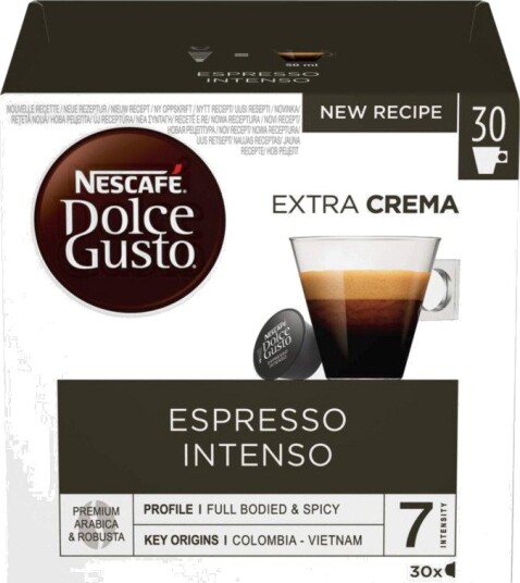 Dolce Gusto Nescafé Big Pack Espresso Intenso til Dolce Gusto. 30 kapsler