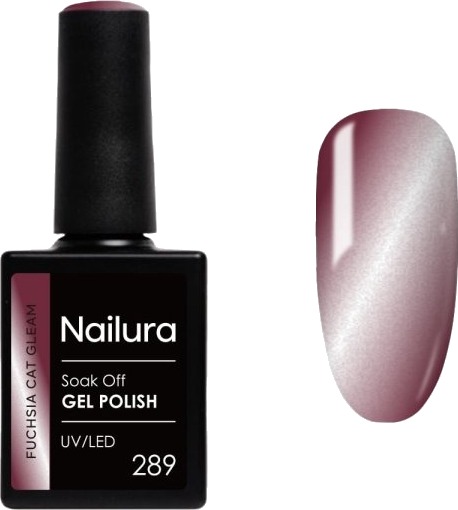Nailura Gelpolish 289 Fuchsia Cat Gleam – Fuchsia – 10 ml Nailura Gelpolish 289 Fuchsia Cat Gleam – Fuchsia – 10 ml
