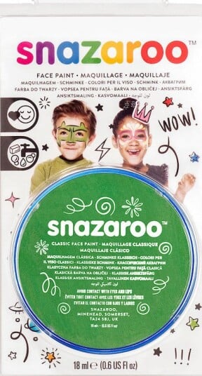 Snazaroo Ansiktsmaling - 18 ml, 3+ År - Grønn