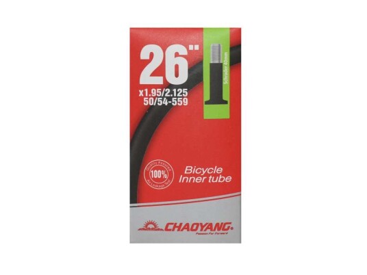 Chaoyang slange 26"x1,95 2,125 autoventil 40mm Chaoyang slange 26"x1,95 2,125 autoventil 40mm