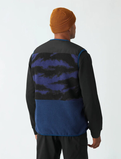 PICTURE ORGANIC CLOTHING Gamvik Fleece Vest - Blue - M PICTURE ORGANIC CLOTHING Gamvik Fleece Vest - Blue - M