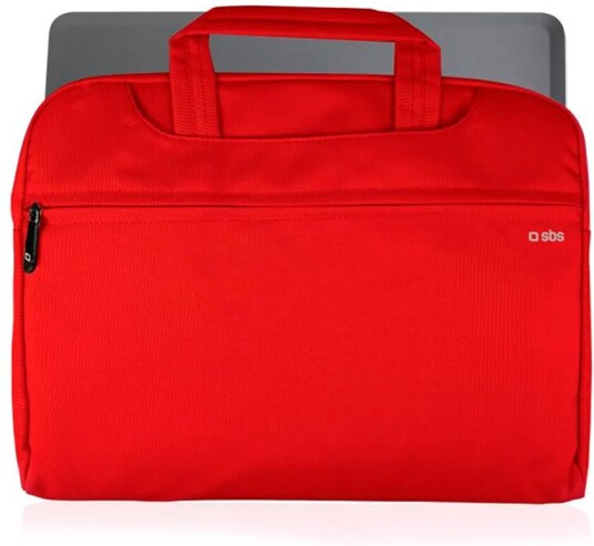 SBS Håndtak Lux Laptop / Macbook Veske med Håndtak 13" - Rød SBS Håndtak Lux Laptop / Macbook Veske med Håndtak 13" - Rød