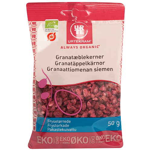 Urtekram Økologiske Granateplekjerner 50g