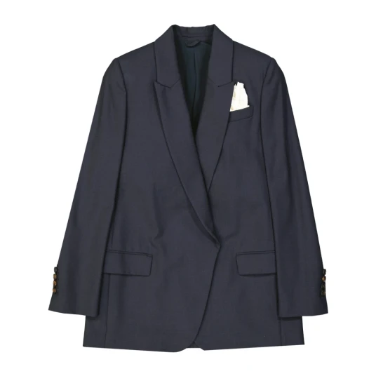 Brunello Cucinelli Dame Jakker Blå M, Brunello Cucinelli Dame Jakker Blå M,