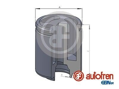 Autofren Seinsa Stempel bremsecaliper AUTOFREN SEINSA D025234