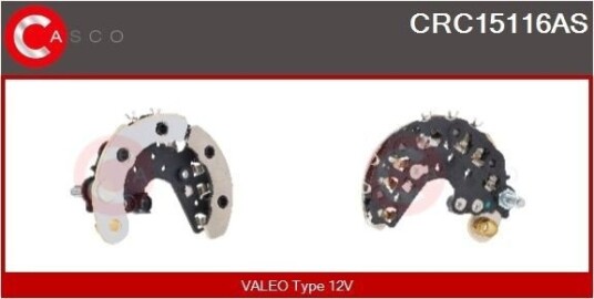 CASCO CRC15116AS Likeretter, dynamo CASCO CRC15116AS Likeretter, dynamo