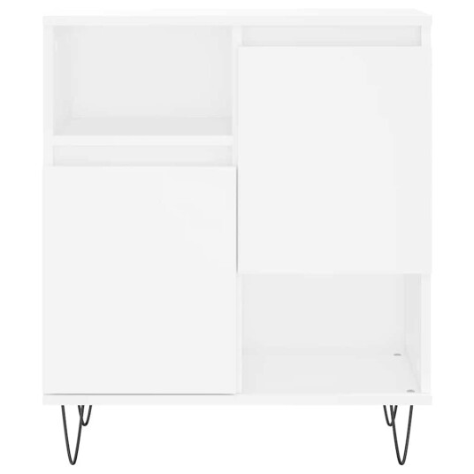 vidaXL Skjenk hvit 60x35x70 cm konstruert tre