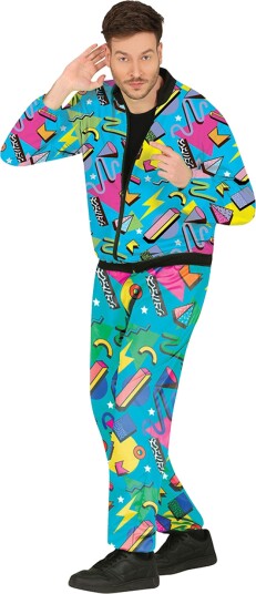 Fiestas Guirca 80-talls Blå Grilldress Kostyme Medium 80992