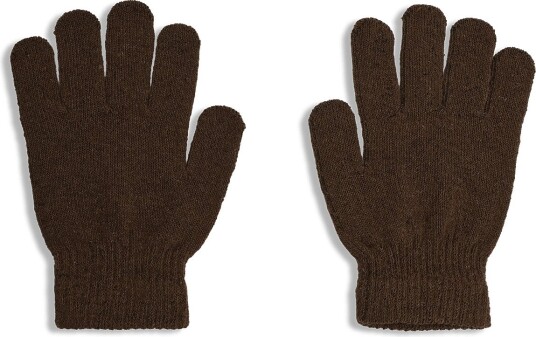 Enkel Studio Womens Knitted Gloves BROWN One Size Enkel Studio Womens Knitted Gloves BROWN One Size