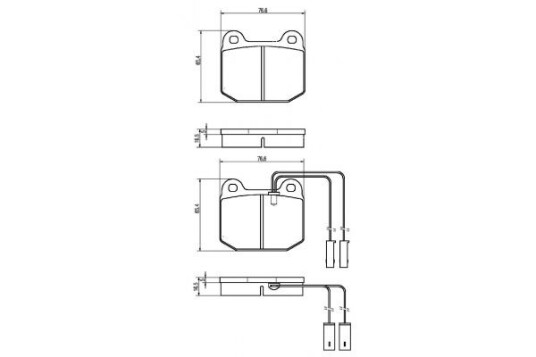 Bremseklosser MAPCO 6268