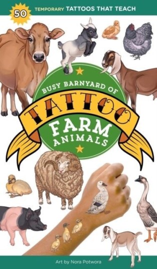 Busy Barnyard of Tattoo Farm Animals Busy Barnyard of Tattoo Farm Animals