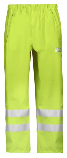 Snickers Workwear Regnbukse 8243 Gul PU High-Vis XS