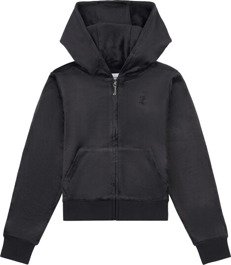 Juicy Couture Halan Oversized Zip Thru Hoodie W Black (XS)