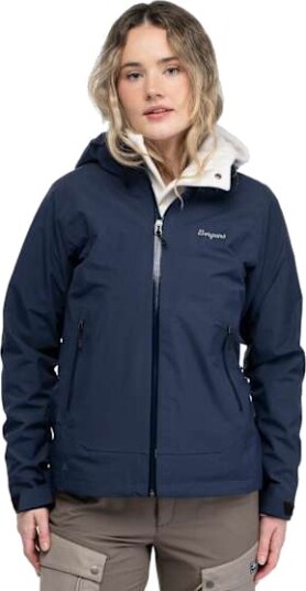 Bergans Women"s Essentials 3L Shell Jacket Navy Blue L Bergans Women"s Essentials 3L Shell Jacket Navy Blue L