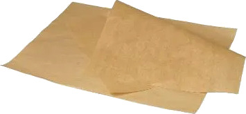 Burgerpapir Verive 40Gr L400xb300 Brun Naturlig Greaseproof,500 Stk/Krt