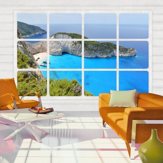 Fototapet Window On The World 150x105 - Artgeist sp. z o. o.