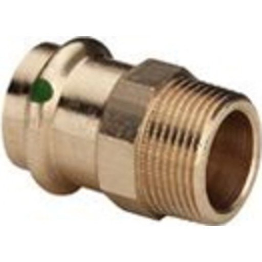 Viega Sanpress 54 mm x 1½" Overgangsnippel for Vann