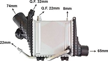 Intercooler VAN WEZEL 30014721