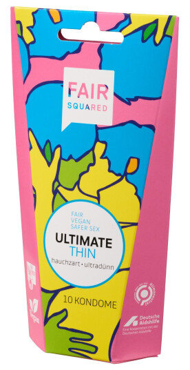 Fair Squared Ultimate Thin Kondomer 10 stk   Clear