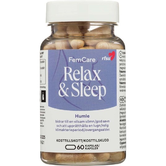 RFSU FemCare Relax & Sleep 60 stk