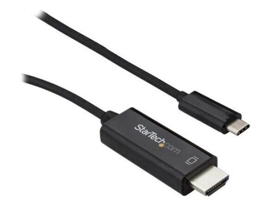 StarTech.com 3 m (10 ft.) USB-C to HDMI Cable - 4K at 60Hz - Black - external video adapter - VL100 - black