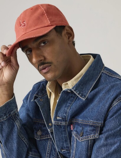 Levi"s® Ls Monogram Cap Sunshine Tint   Red   