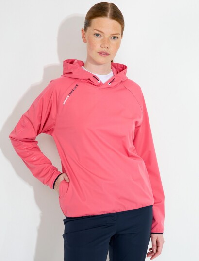 Abacus Lds Bounce Waterproof Hoodie Pink L