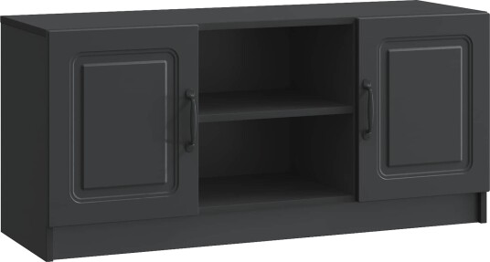 TV skap Svart 102 x 34,5 x 47 cm Konstruert tre TV skap Svart 102 x 34,5 x 47 cm Konstruert tre