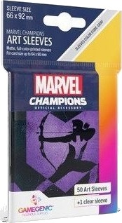 Gamegenic Marvel Champions Art Sleeves 66 X 92 Mm Hawkeye 50+1 Stk.
