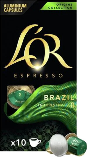 L"OR | Brazil 10 kapsler til Nespresso®