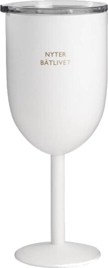 Pictureit Termo vinglass nyter båtlivet 40 cl hvit Pictureit Termo vinglass nyter båtlivet 40 cl hvit