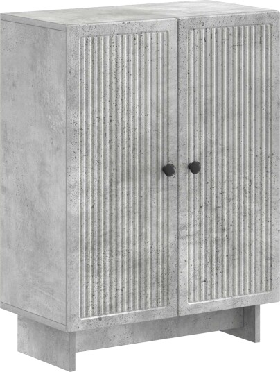 vidaXL Baderom Oppbevaringsskap EDE Betonggrå 59,5 x 31 x 80 cm