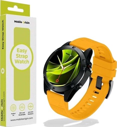 Mobile Origin Easy Strap Watch 20mm Yellow