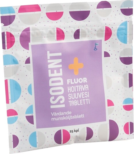 Xylitol & Fluor Munnvann Tabletter ISODENT 25 stk. effektiv munnpleie i praktisk tablettform Xylitol & Fluor Munnvann Tabletter ISODENT 25 stk. effektiv munnpleie i praktisk tablettform
