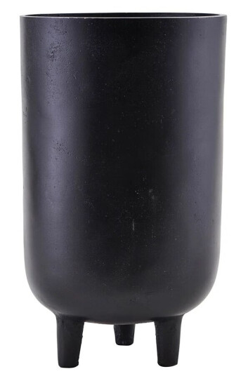 House Doctor Jang krukke svart med bein Ø15 cm 26 cm