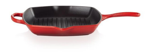 Le Creuset - Grillpanne støpejern 26 cm cerise