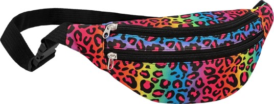 Boland Party Partners Midjeveske UV Leopard One size 36028
