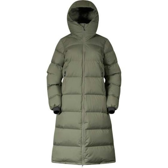 Bergans Of Norway Bergans Urban Down Long Coat Dame Green Mud L