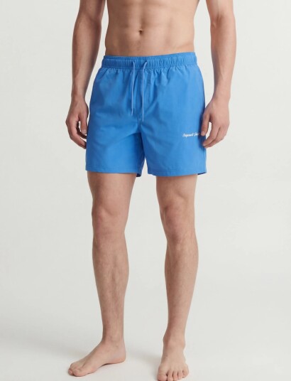 Jack & Jones Jpstmaui Norrebro Swim Shorts Reg Mp   Blue   M