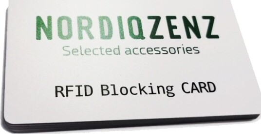 NORDIQZENZ RFID/NFC blokkeringskort