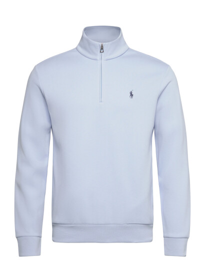 Polo Ralph Lauren Double Knit Mockneck Pullover Blue XS
