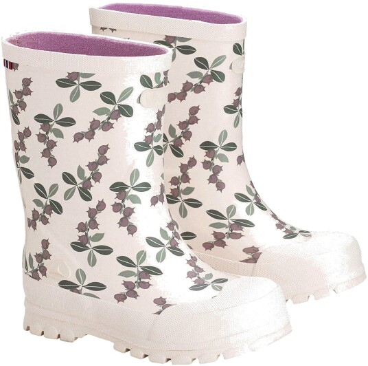 Viking Jolly Print Gummistøvler Light Pink/Olive Str. 24