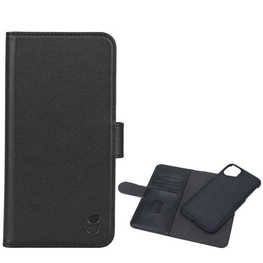 GEAR Flip-deksel med Lommebok for iPhone 11 Pro - Svart Kunstlær