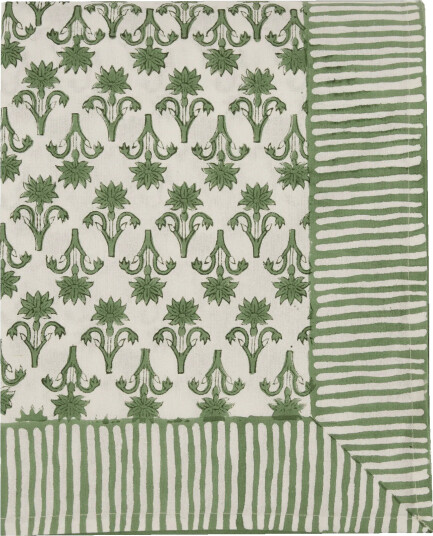 Pick a Poppy Lily duk Green 350x150 cm