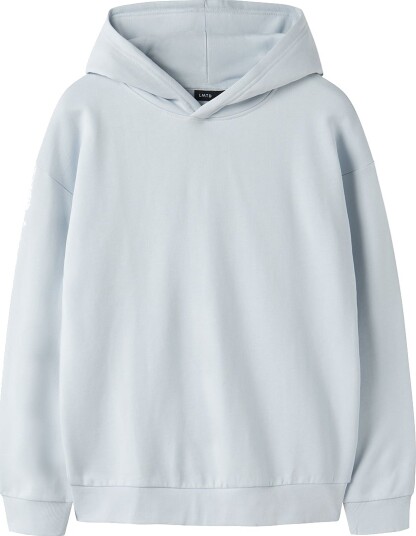 LMTD Nlnnizu Ls Bru Loose Sweat W. Hood Blue 146 152 LMTD Nlnnizu Ls Bru Loose Sweat W. Hood Blue 146 152