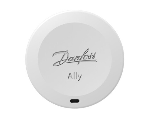 Danfoss Ally Romsensor for Temperatur og Luftfuktighet med Stemmestyring - Hvit