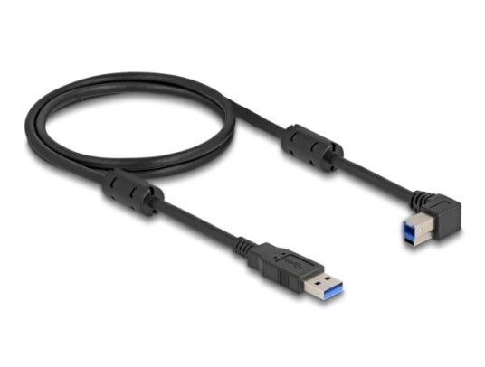 Delock Usb 5 Gbps-Kabel Type-A Hann Til Type-B Hann 90° Venstrevinklet 1 M Delock Usb 5 Gbps-Kabel Type-A Hann Til Type-B Hann 90° Venstrevinklet 1 M