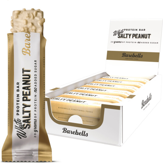 Barebells 12 X Barebells Protein Bar, 55 G, White Salty Peanut