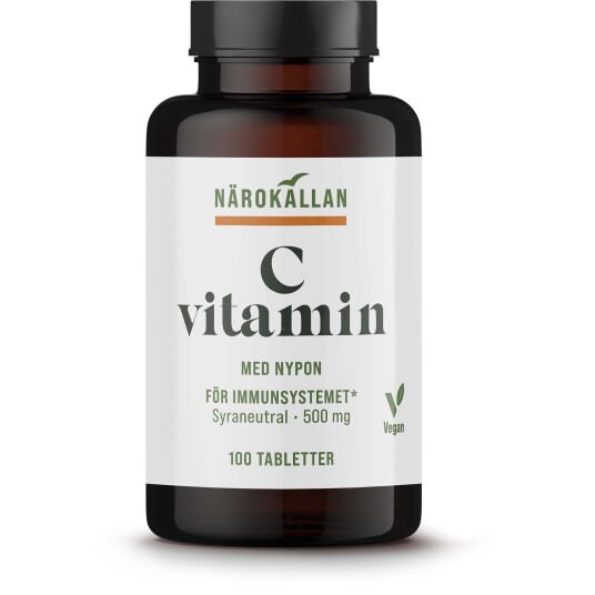 Närokällan C vitamin 500 mg 100 tabletter 100 stk Närokällan C vitamin 500 mg 100 tabletter 100 stk